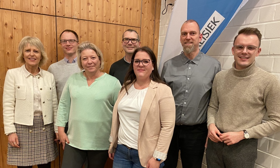 der neue Vorstand mit Justus Schmitt