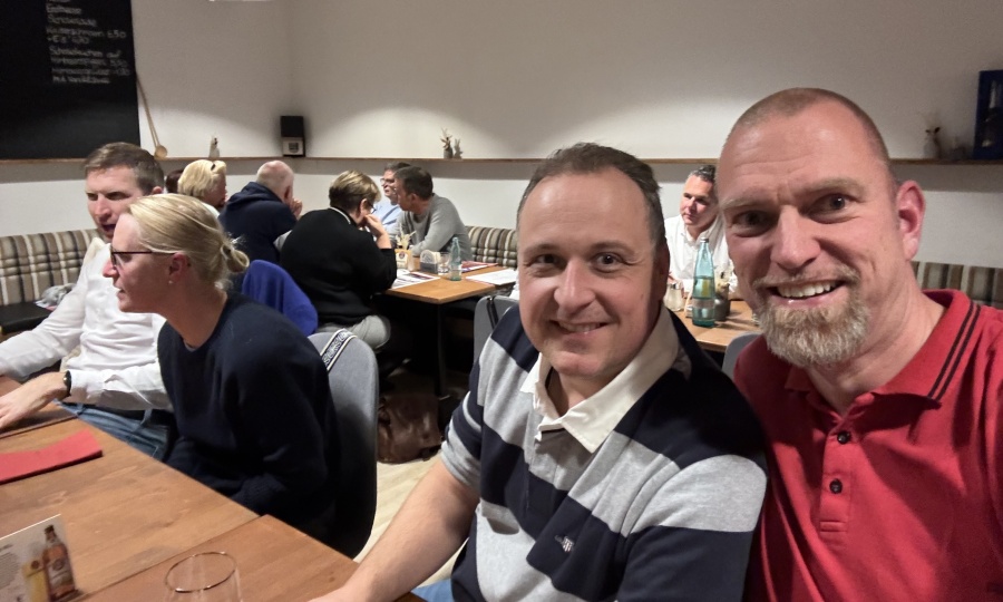 Mitgliederbeauftragter Patrick Richter und Björn Scholz (komm. Vorsitz)